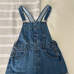 We The Free Classic Blue Women's Shorts Overalls